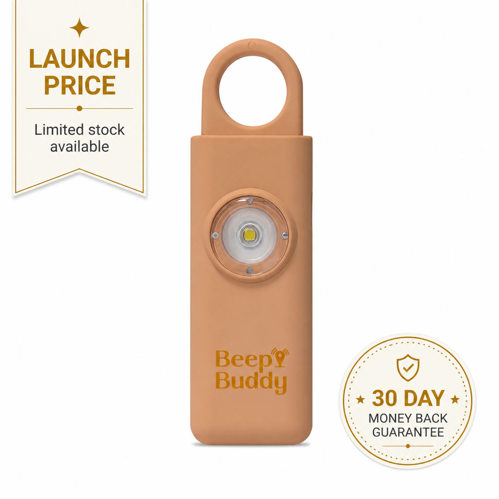 BeepBuddy Personal Safety Alarm - Clay