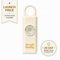 BeepBuddy Personal Safety Alarm - Ivory