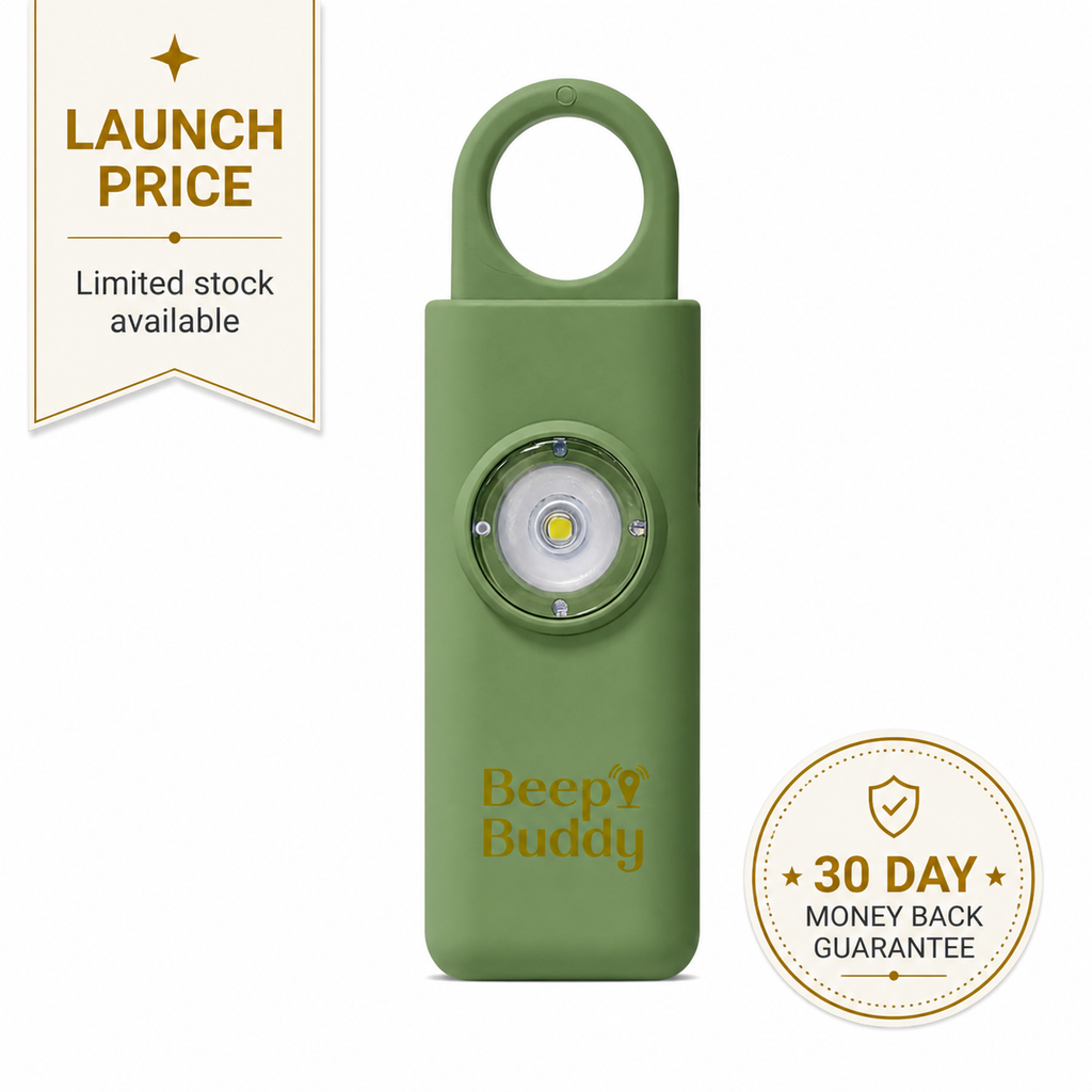 BeepBuddy Personal Safety Alarm - Sage Green